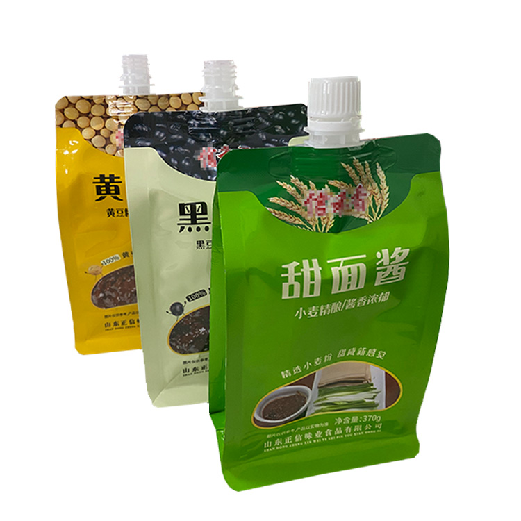 甜面醬八邊封吸嘴袋 甜面醬八邊封吸嘴袋